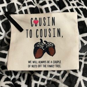 New Cousin zipper pouch